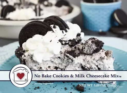 No-Bake Cookies &amp; Milk Cheesecake Mix