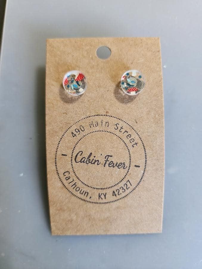 Round Mushroom Earring