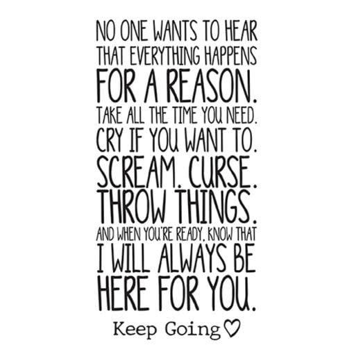 Keep Going Collection &quot;Here For You&quot; Greeting Card