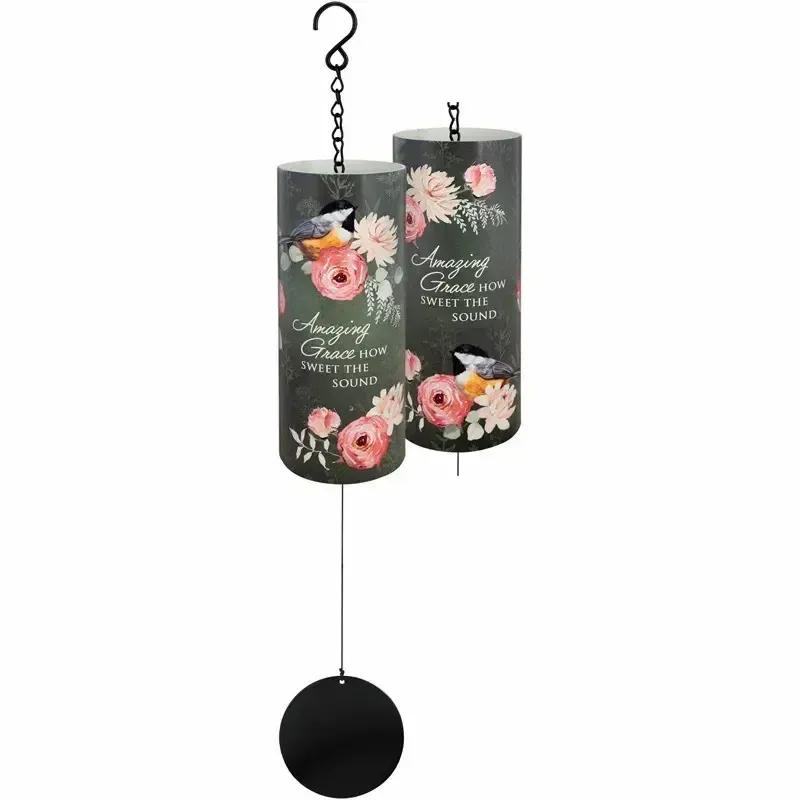 18&quot; &quot;Amazing Grace How Sweet The Sound&quot; Varnish Cylinder Sonnet
