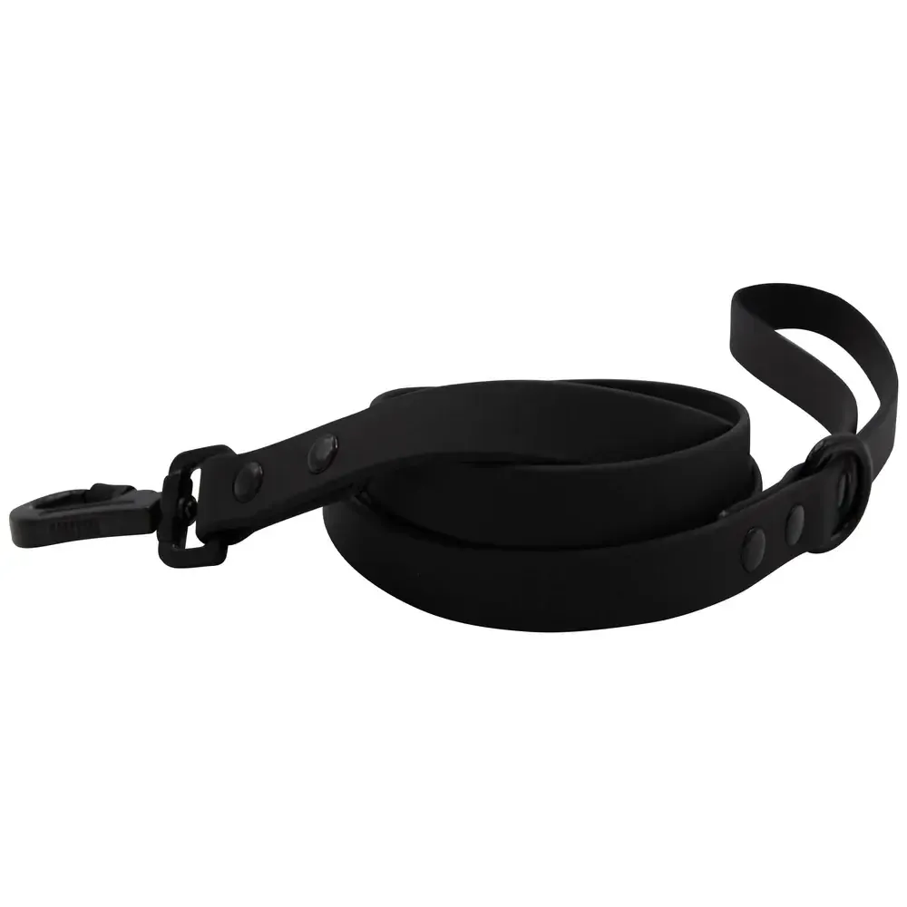 Sassy Woof Waterproof Dog Leash Black
