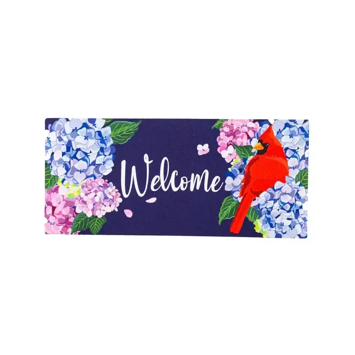 Red Cardinal and Hydrangea Switch Mat