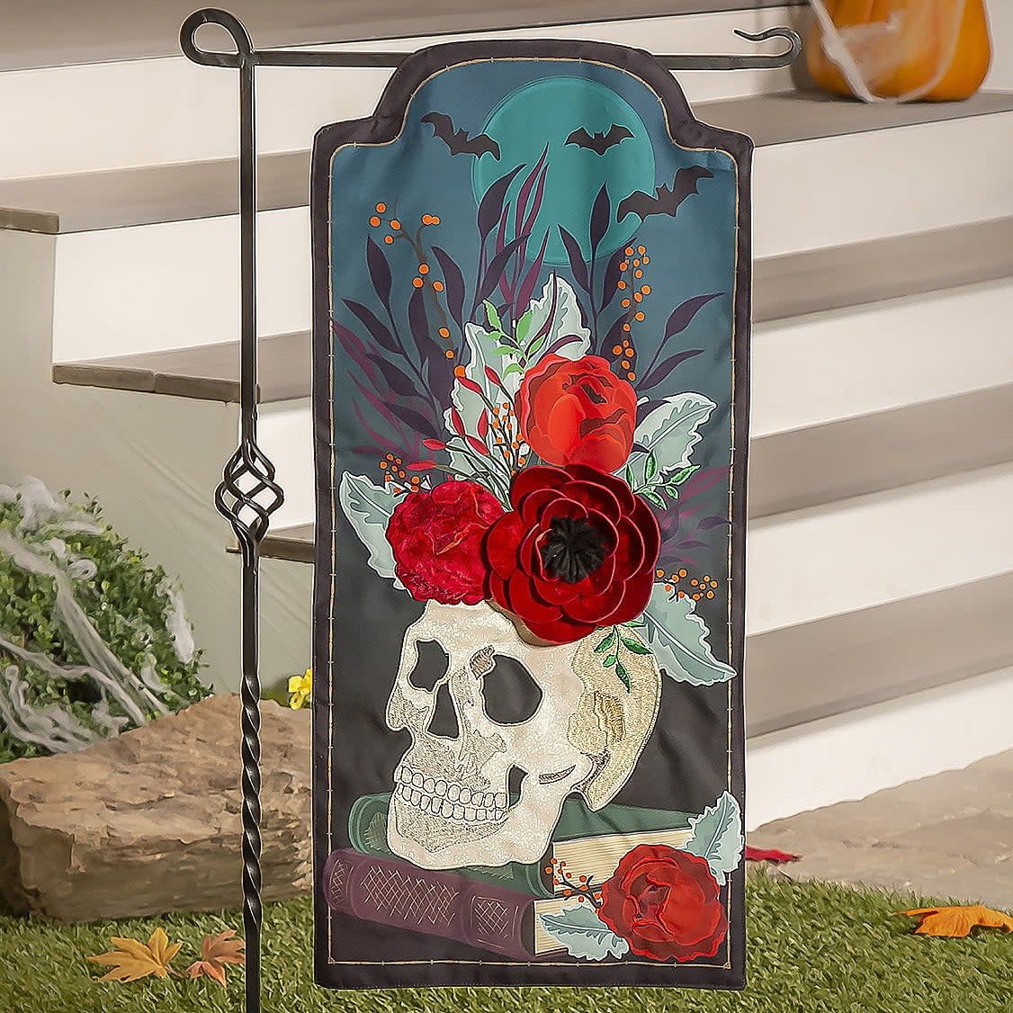 Halloween Floral Everlasting Impressions Textile Décor