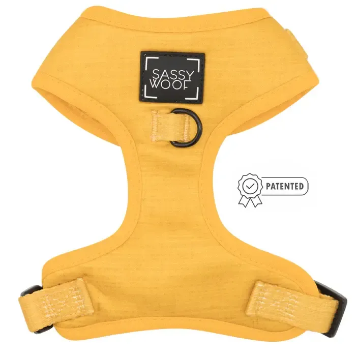 Sassy Woof DOG HARNESS - SUNFLOWER FIELDS Medium