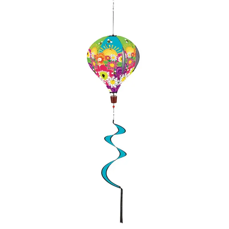 Hello Sunshine Burlap Balloon Spinner