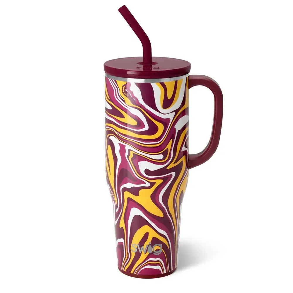 Swig FANZONE MAROON + YELLOW Mega Mug 40oz