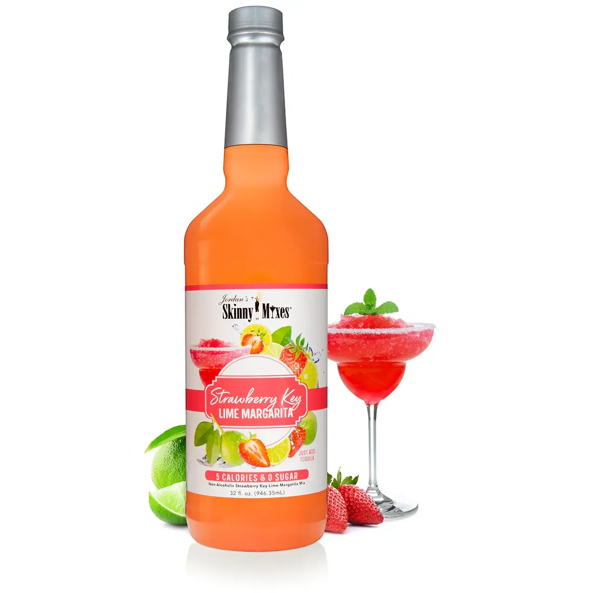 Skinny Mixes Skinny Strawberry Key Lime Margarita Mix