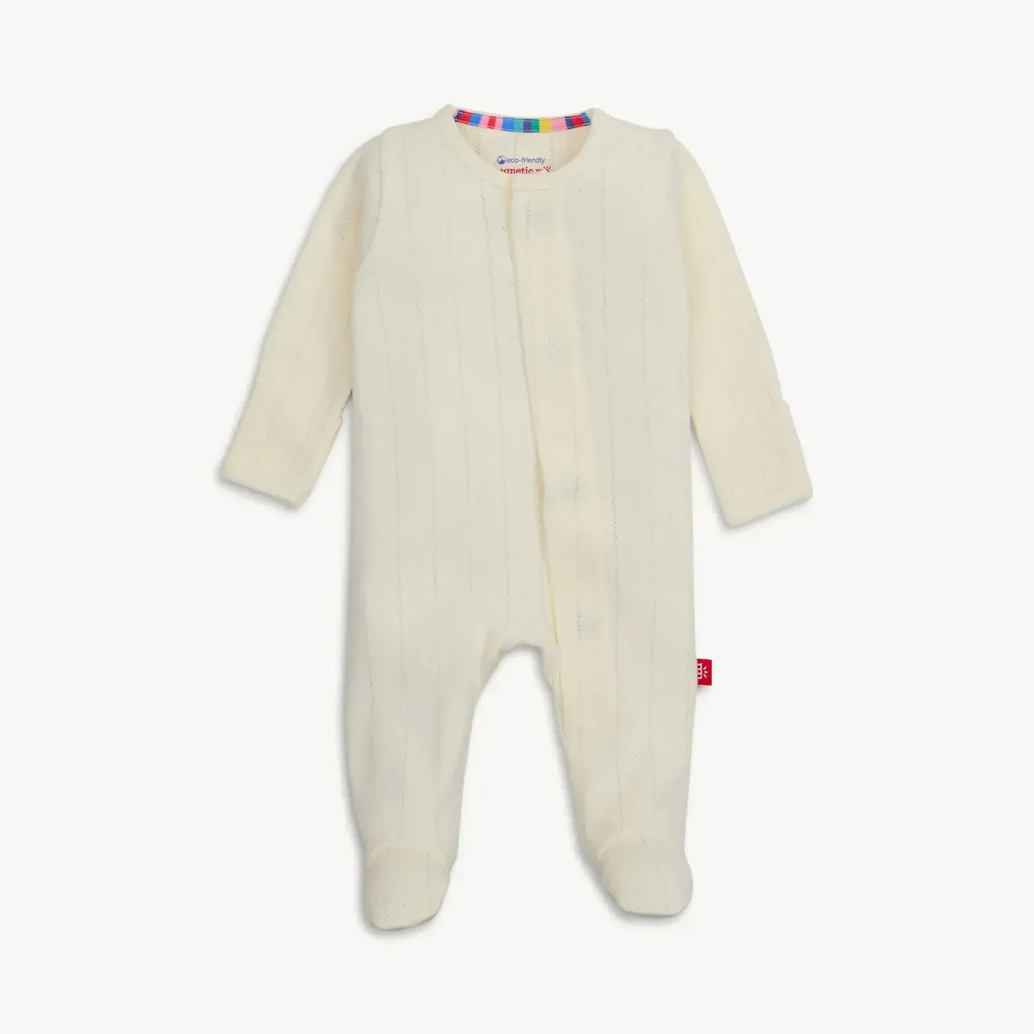 Magnetic Me Love Lines Tofu Pointelle Footie, Size: 0-3M