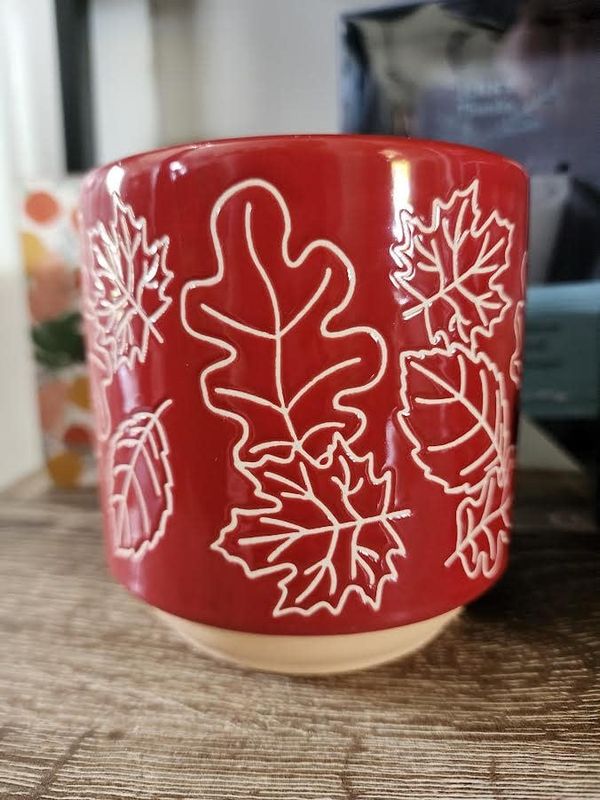 4&quot; Ceramic Harvest Cachepot