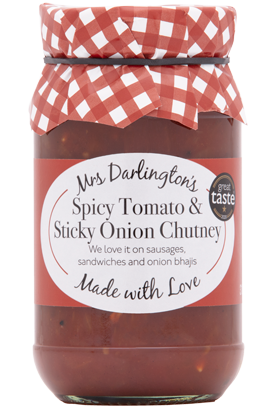 Mrs Darlingtons Spicy Tomato &amp; Sticky Onion Chutney