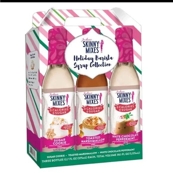Skinny Mixes Holiday Barista Syrup Trio - Sugar Free Gift Set