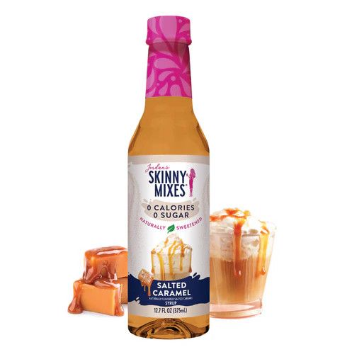 Skinny Mixes Naturally Sweetened Salted Caramel Syrup 12.7 oz