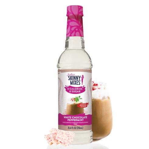 Skinny Mixes Sugar Free White Chocolate Peppermint Syrup