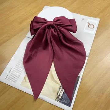 Pacha Double Long Ribbon Bow Hair Clips
