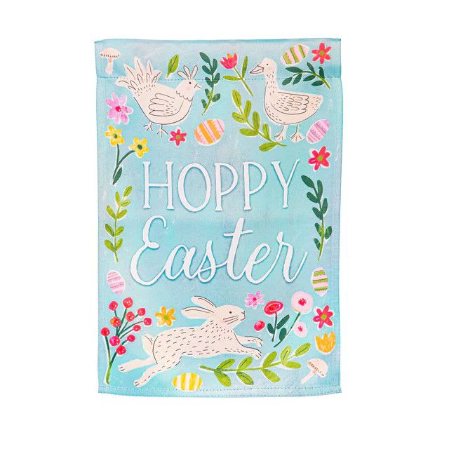 In Bloom Suede House Flag