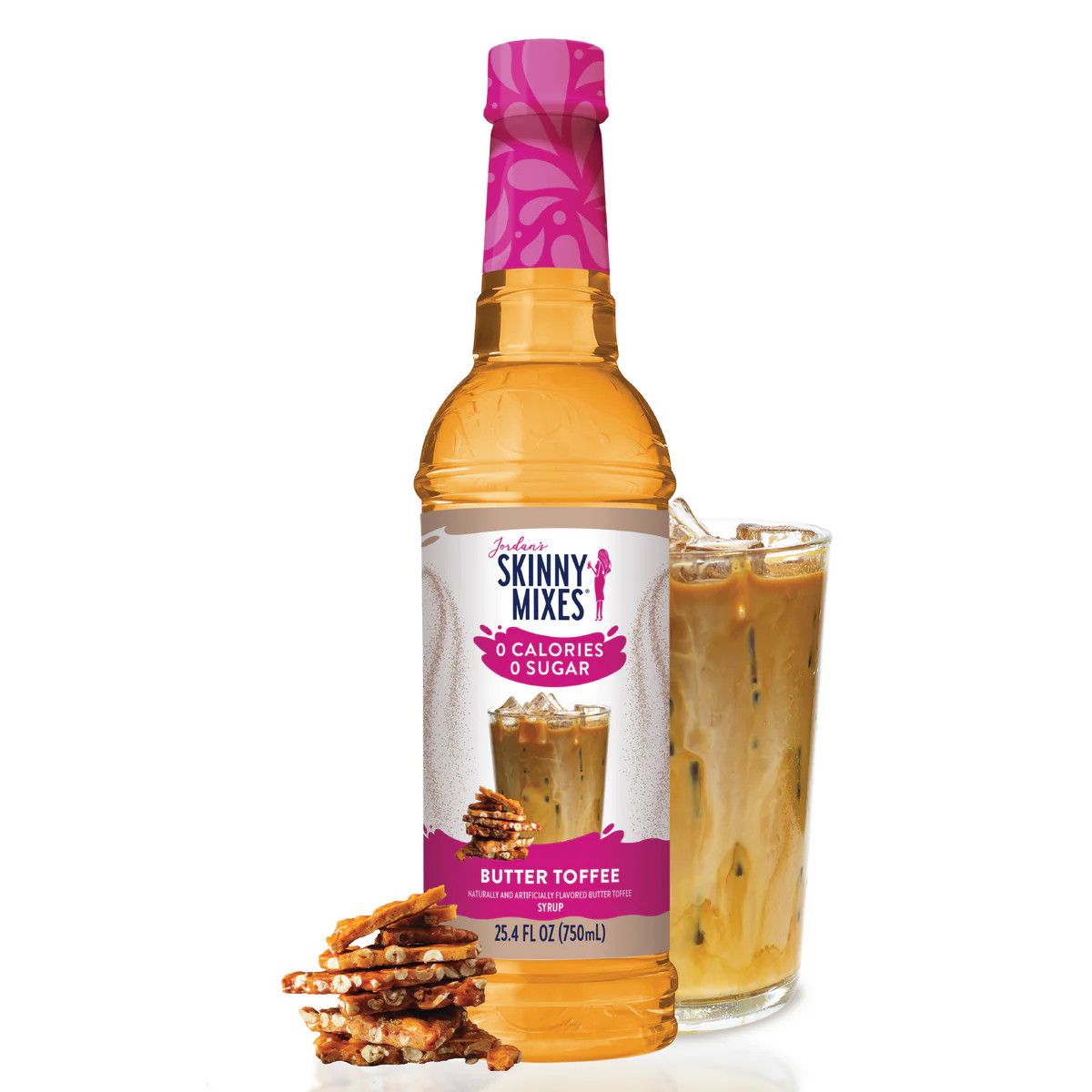 Skinny Mixes Sugar Free Butter Toffee Syrup