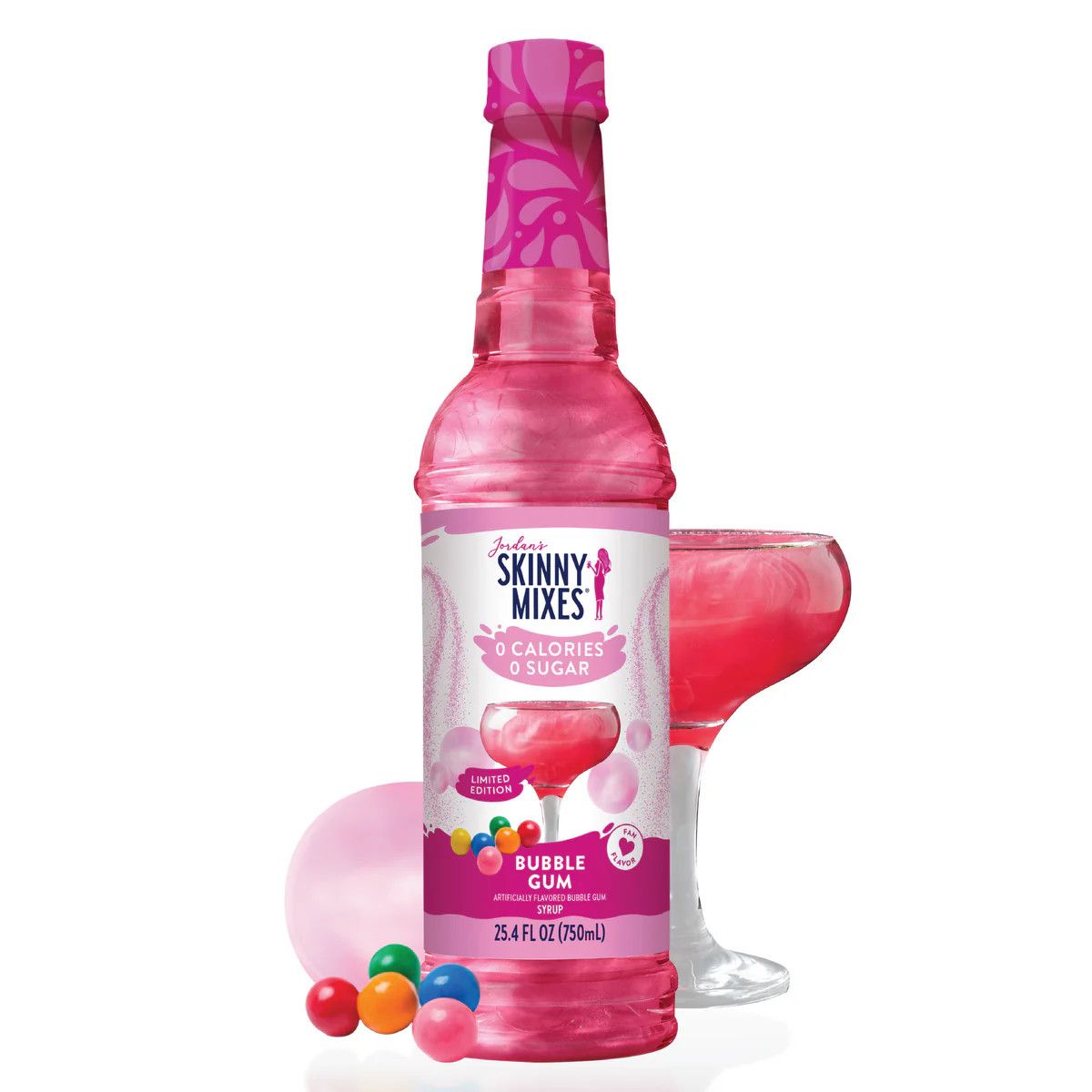 Skinny Mixes Sugar Free Bubble Gum Syrup