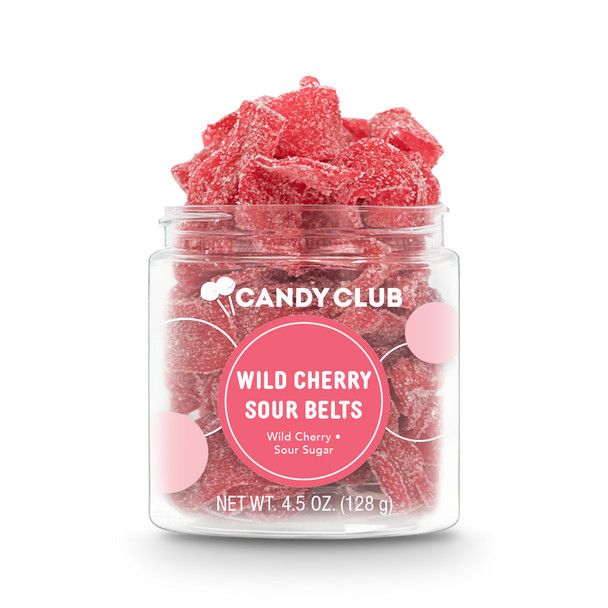 Candy Club Wild Cherry Sour Belts