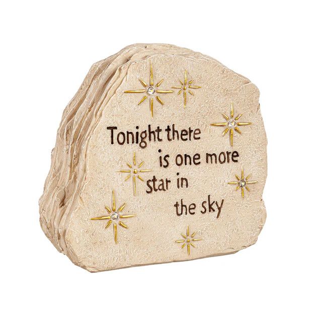 Solar Sentimental Memorial Garden Statue Stars