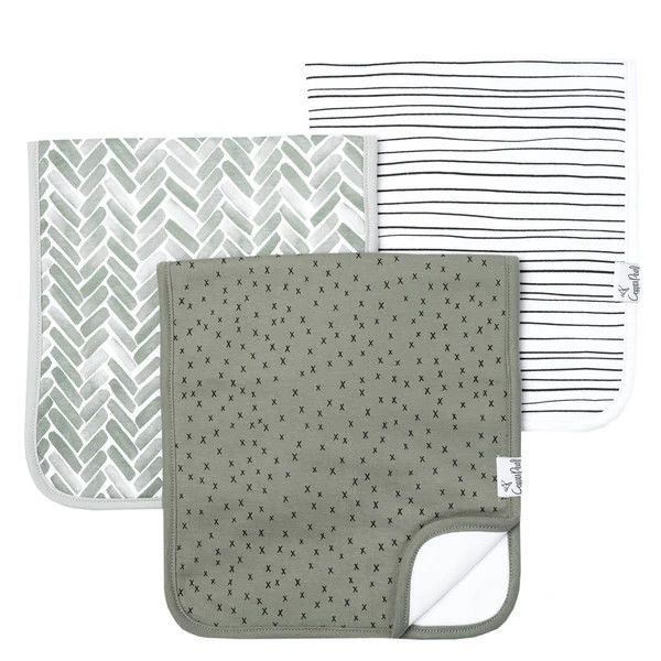 Copper Pearl Alta Burp Cloth Set (3-pack)