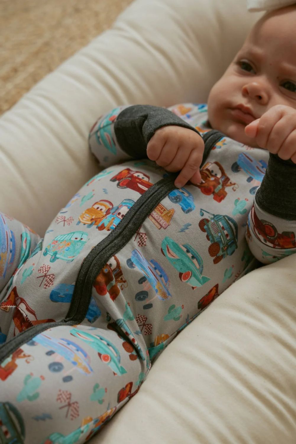 Cars Zipper Romper 0-3 month