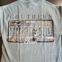 Tried and True Brand License Plate Laurel Green, Size: S