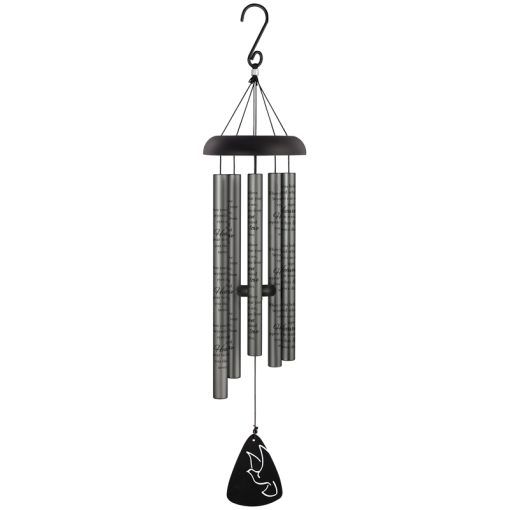 30&quot; Charcoal Sonnet Chime &quot;Love Never Dies&quot;