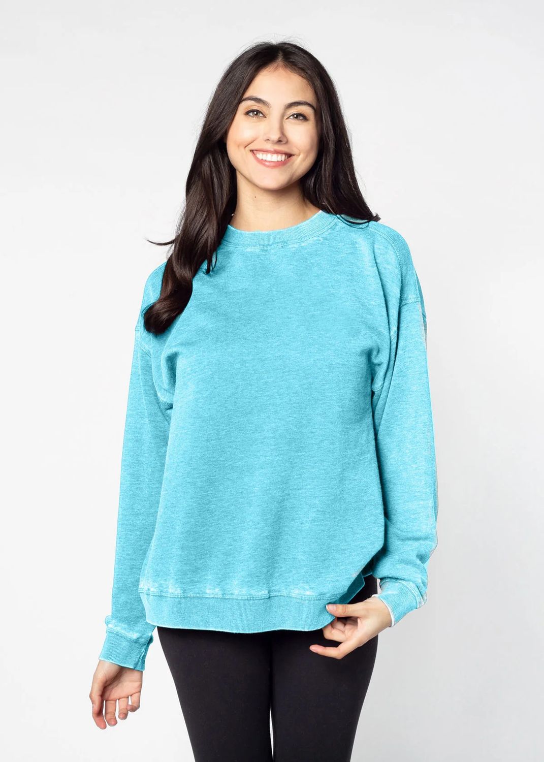 Chicka-d Campus Crew Sweatshirt Carribean