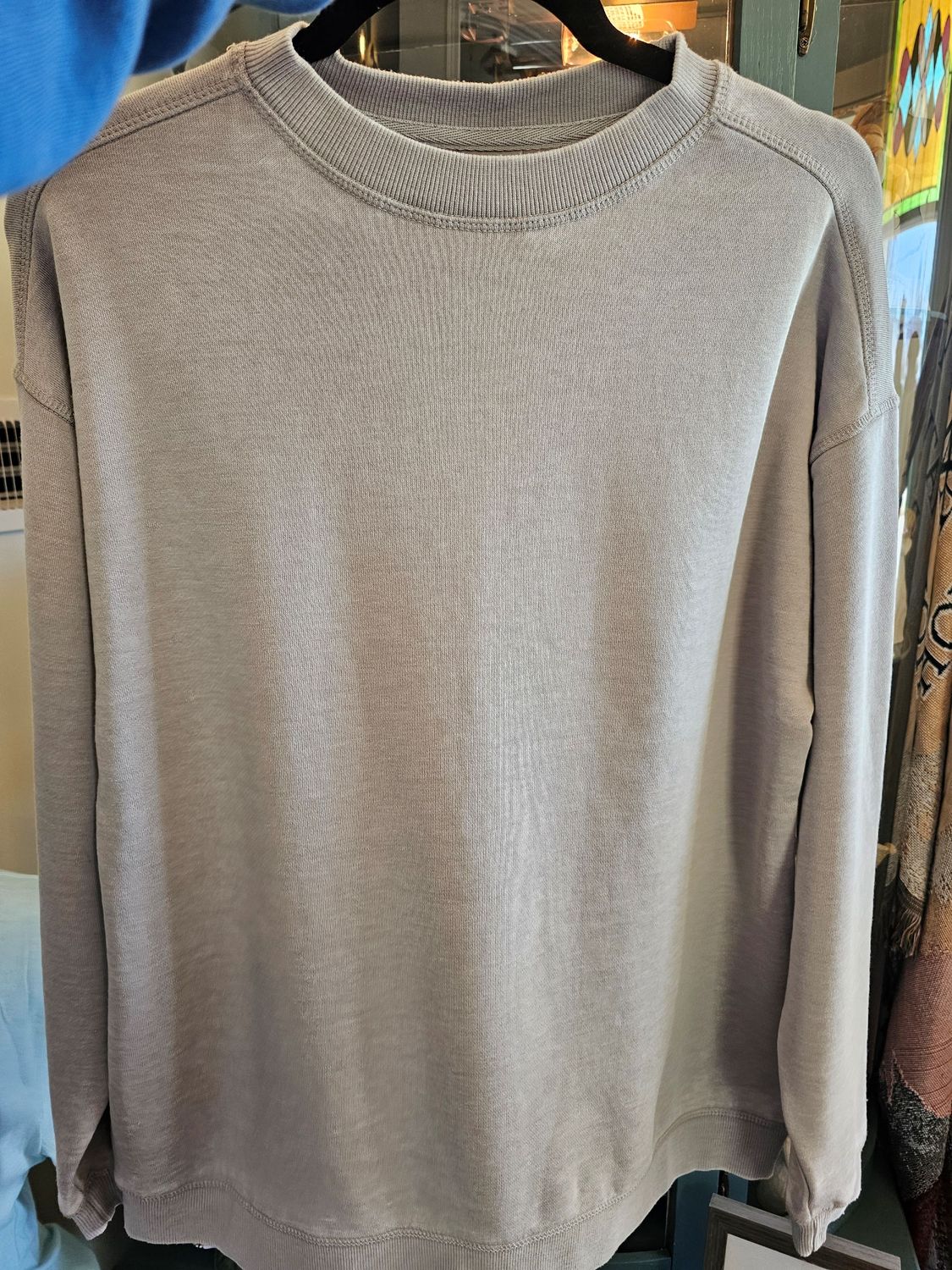 Chicka-d Campus Crew Sweatshirt Steel