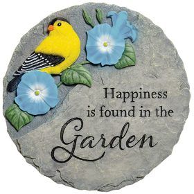Songbird In The Garden - Garden Stone