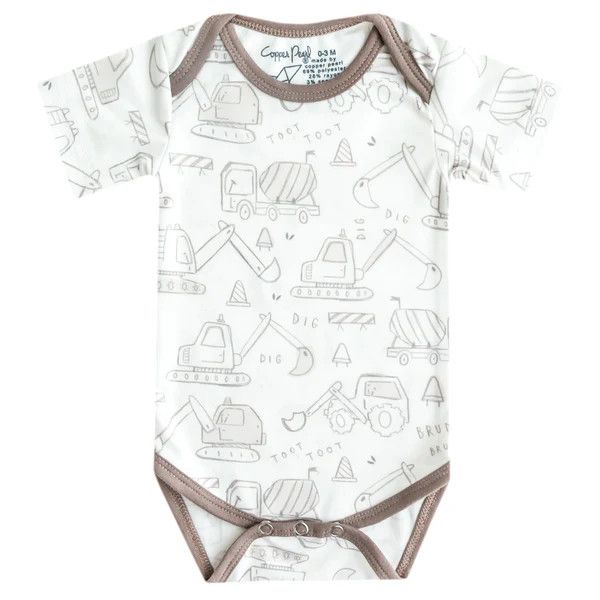Copper Pearl Short Sleeve Bodysuit - Gage 0-3M