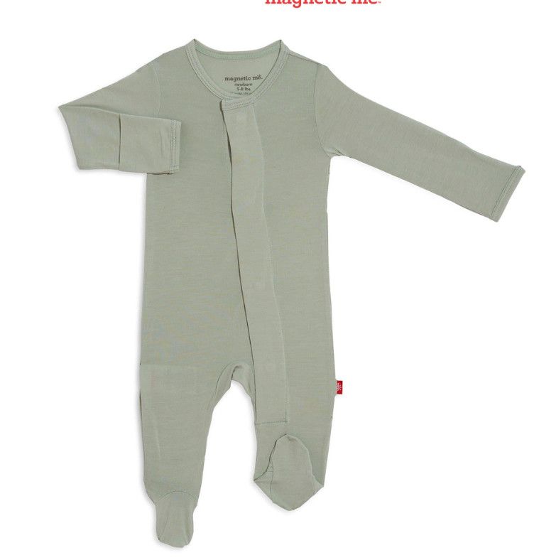 Magnetic Me Modal Footie Sea Foam 6-9 Months