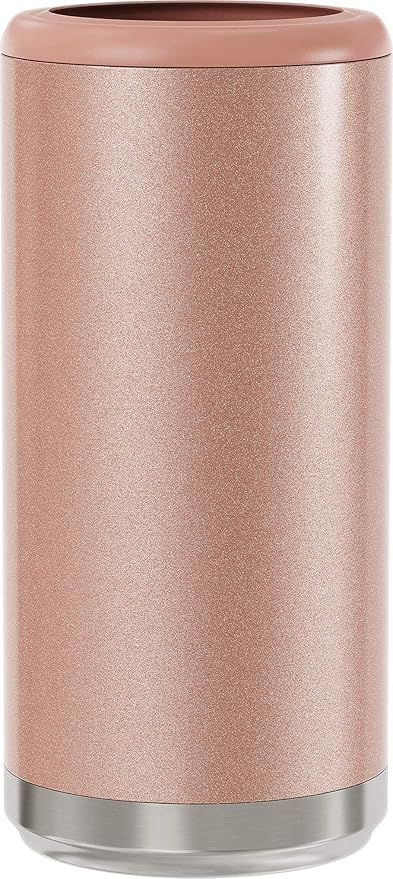 Maars Skinny Can Cooler, Color: Glitter Rose Gold