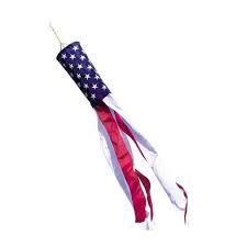 Stripes and Stars Windsock American Flag
