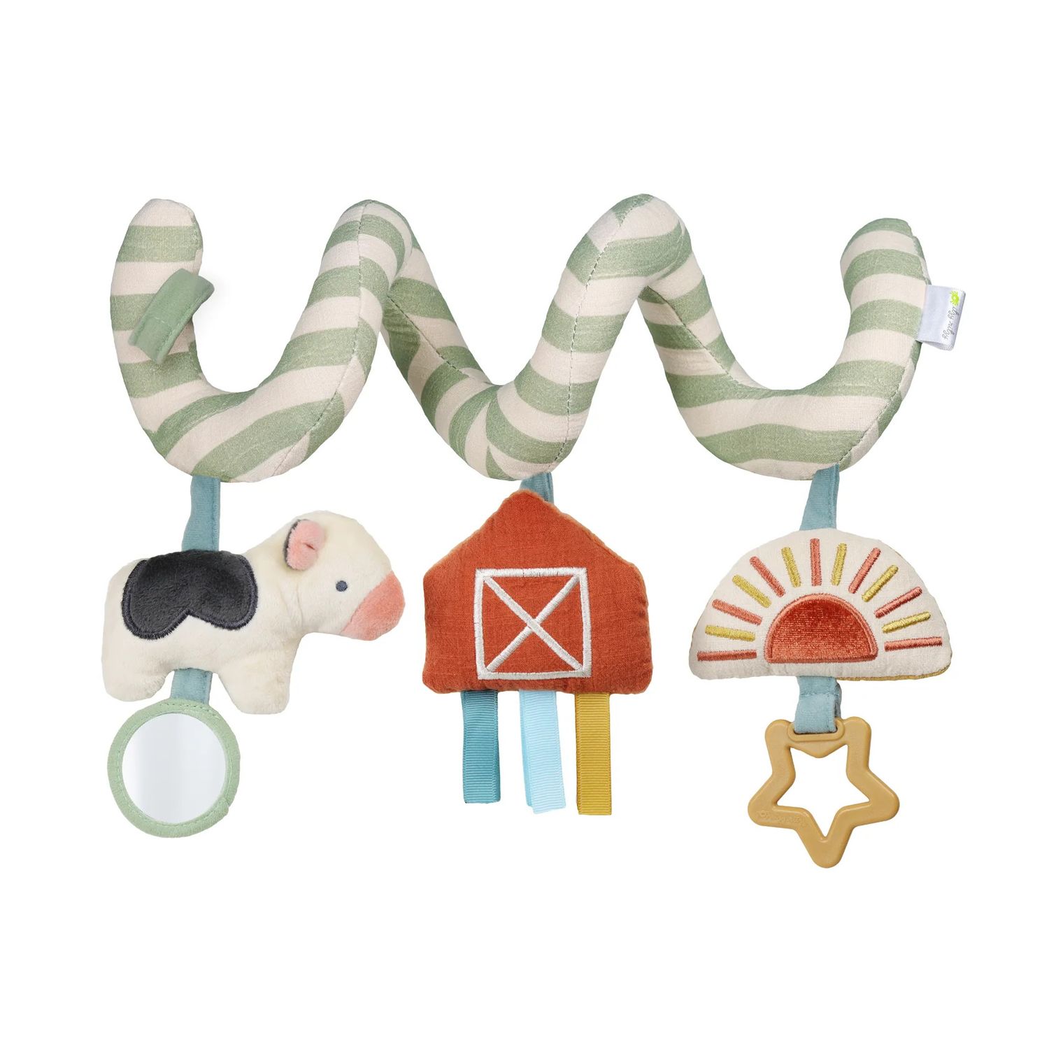 Itzy Ritzy Bitzy Spiral Car Seat Farm Activity Toy