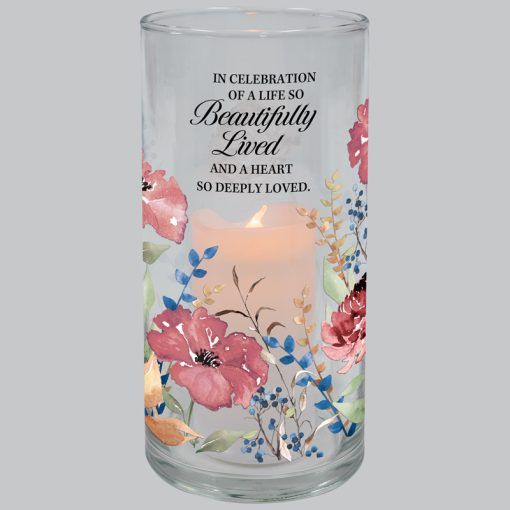 Beautifully Lived Hurricane Candle