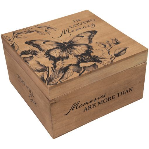 In Loving Memory Keepsake Memory Box
