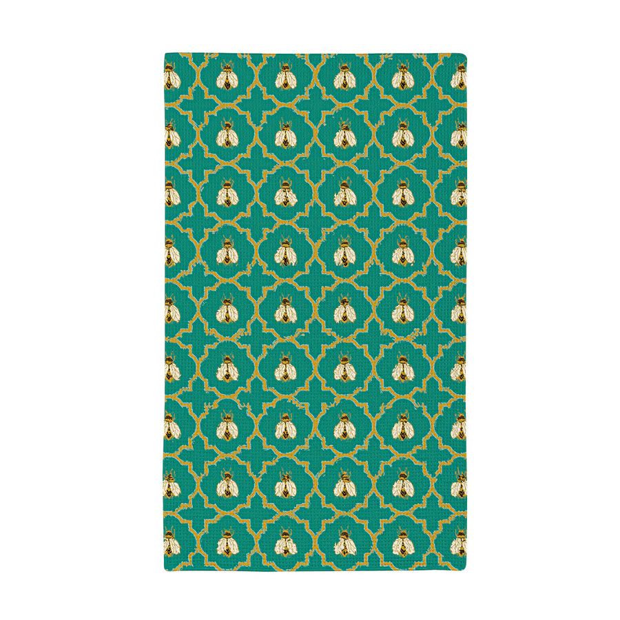 Bee Deco Quick Dry Kitchen Towel