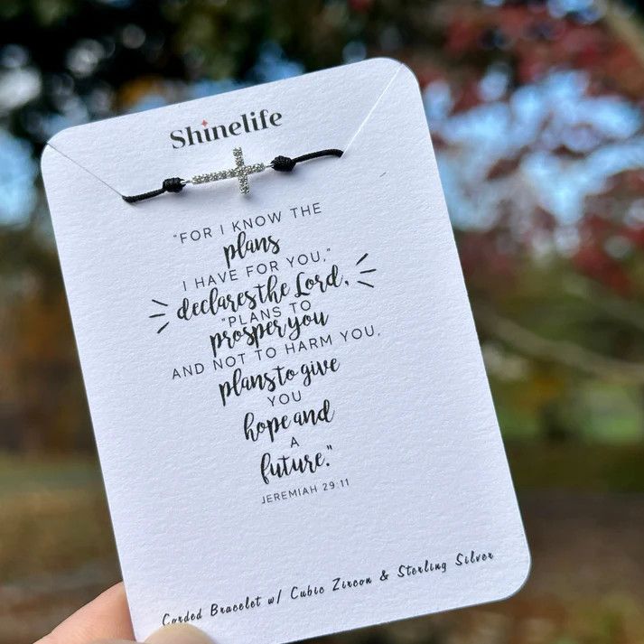 Shine life Jeremiah 29:11 Bracelet