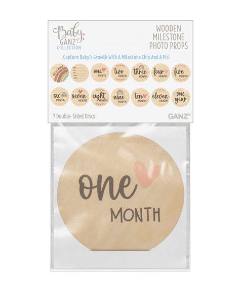 Milestone Photo Prop Set - Months (7 pc. set)
