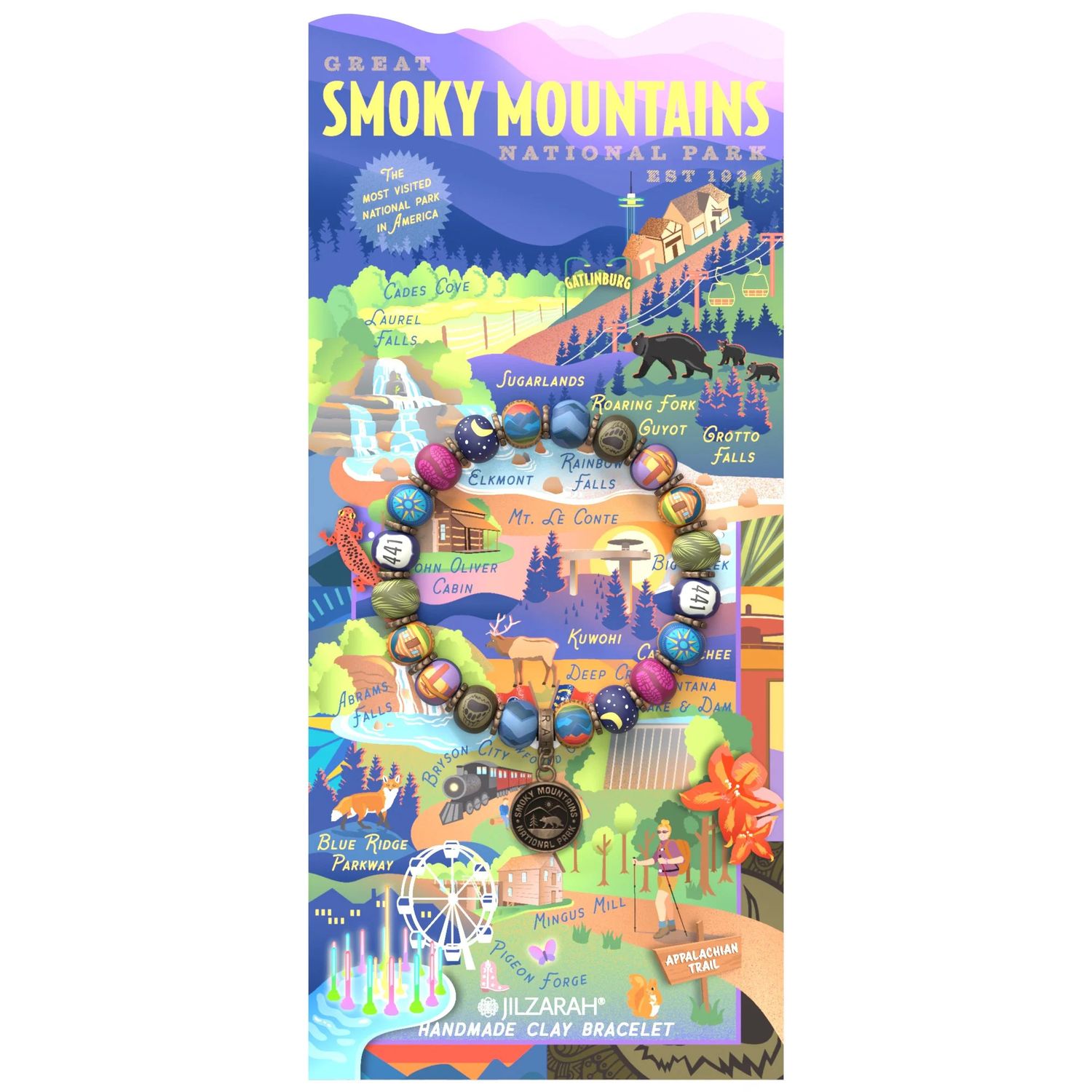 Jilzarah Great Smoky Mountains Places We Love Bracelet