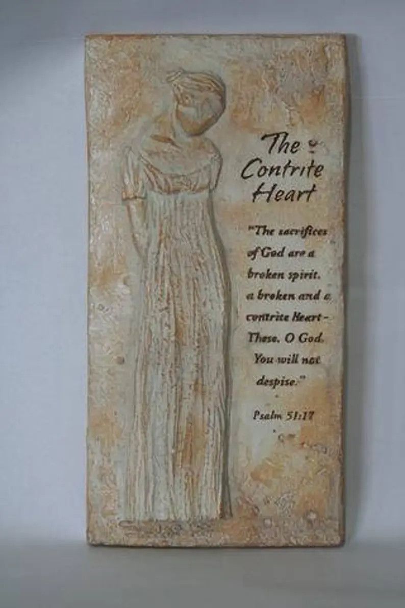 Contrite Heart Plaque