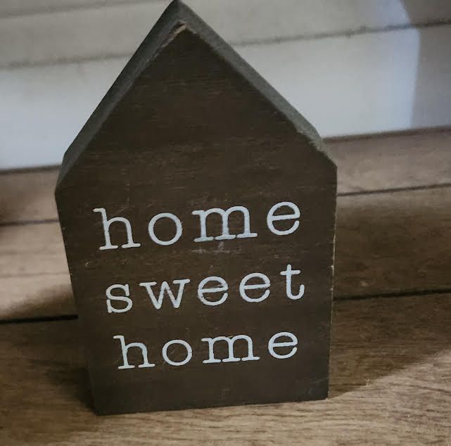 Home Sweet Home Wooden Block