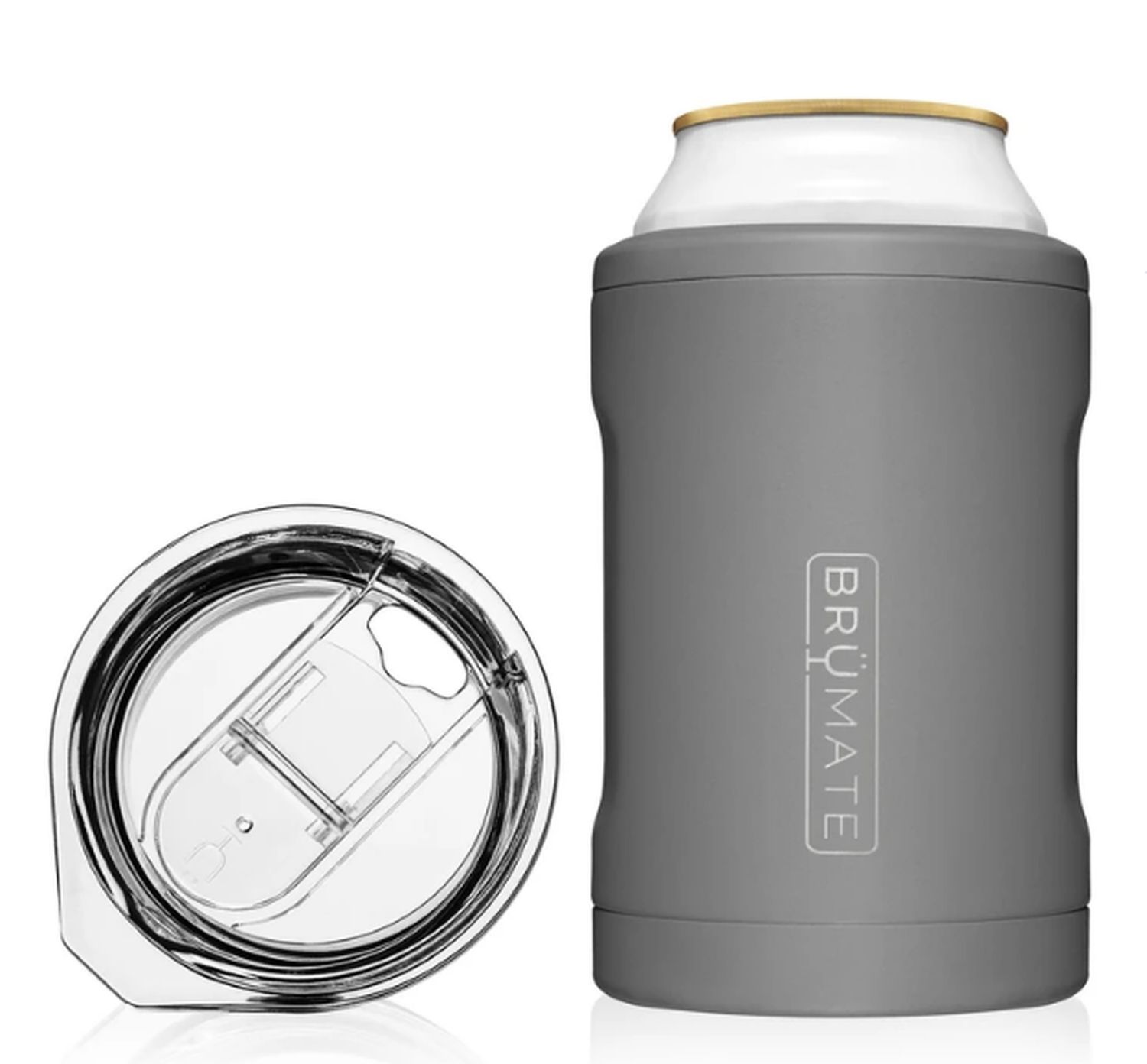 Brumate Hopsulator Duo 12 oz, Color: Matte Gray