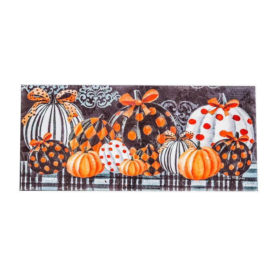 Elegant Pattern Pumpkins Sassafras Switch Mat
