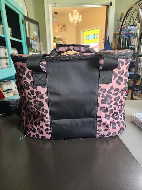 Soft Sided Insulated Cooler Bag - Leopard