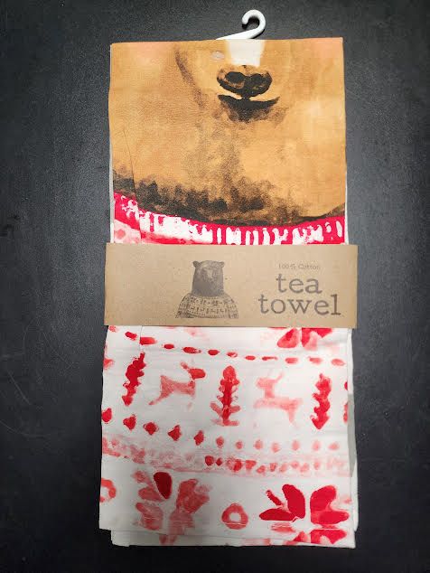 Sweater Bear Tea Towel