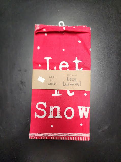 Let it Snow Tea Towel