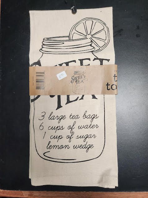 Sweet Tea Recipe Tea Towel