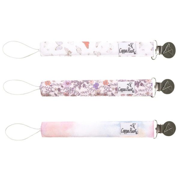 Copper Pearl Flora, Options: Binky Clip Set